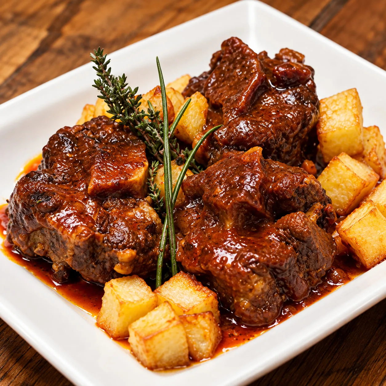 Rabo de toro al vino tinto