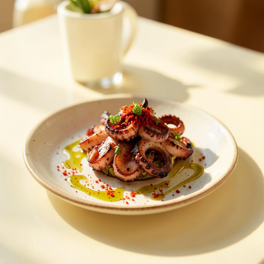Pulpo a la brasa