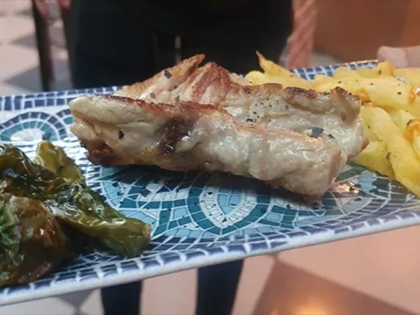 Lagarto a la brasa